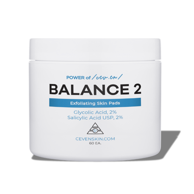 Balance2 AHA/BHA Exfoliating Pads – Salicylic Acid acne treatment pads
