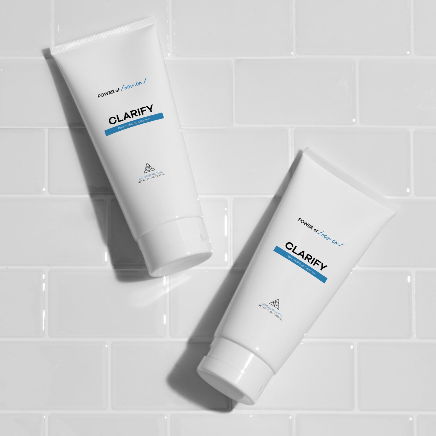 Clarify Gentle Enzyme Cleanser bottle – papain and green tea formula