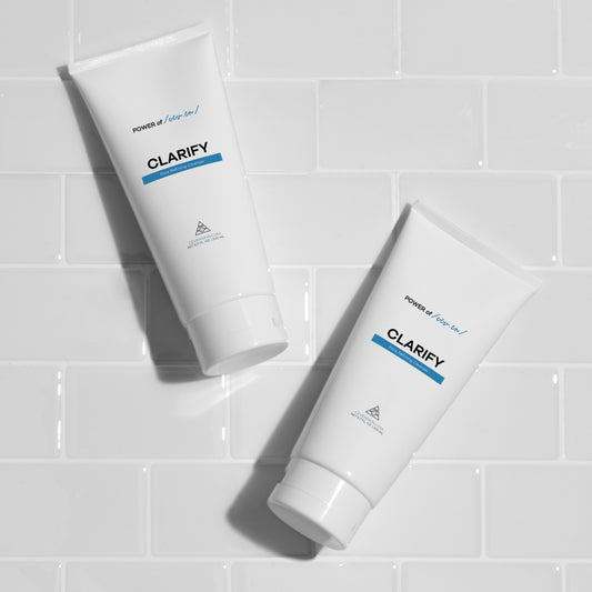 Clarify Gentle Enzyme Cleanser bottle – papain and green tea formula