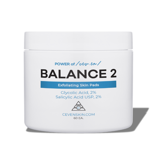 Balance2 AHA/BHA Exfoliating Pads – Salicylic Acid acne treatment pads